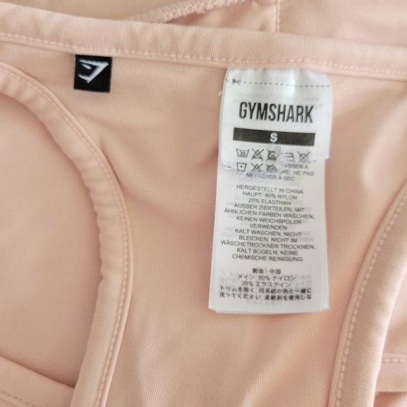 GYMSHARK Ultility Sports Bra | Front Zip Pocket | Pink | Size-S - Picture 12 of 12